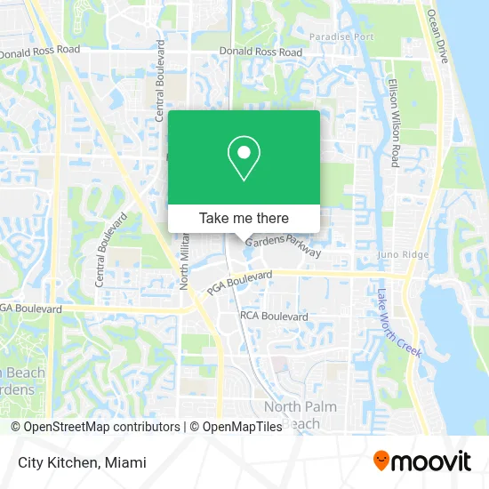 City Kitchen map