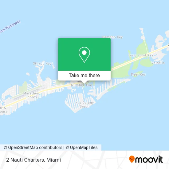 2 Nauti Charters map