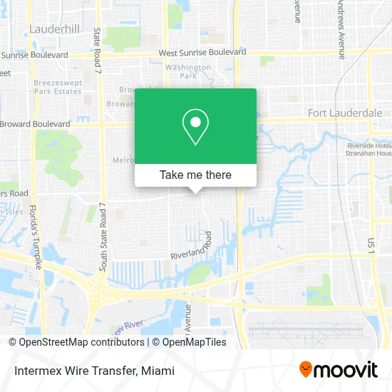 Intermex Wire Transfer map