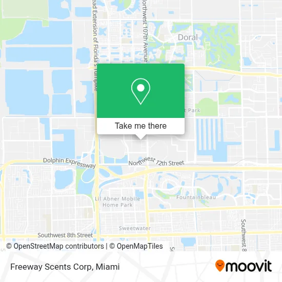 Freeway Scents Corp map