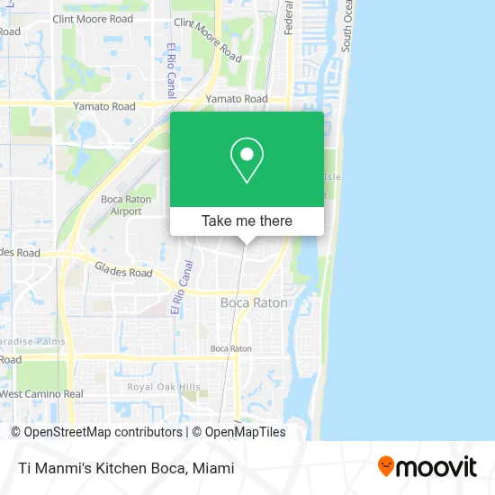 Ti Manmi's Kitchen Boca map
