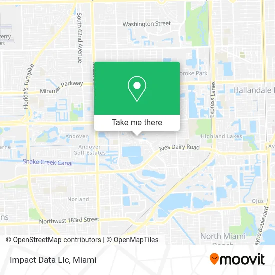 Impact Data Llc map