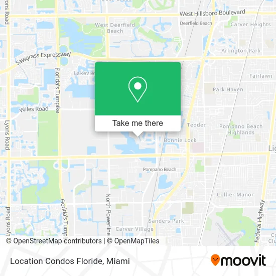 Location Condos Floride map