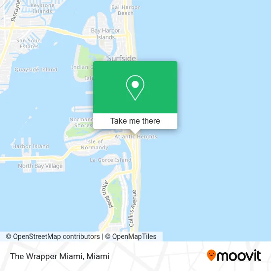 The Wrapper Miami map