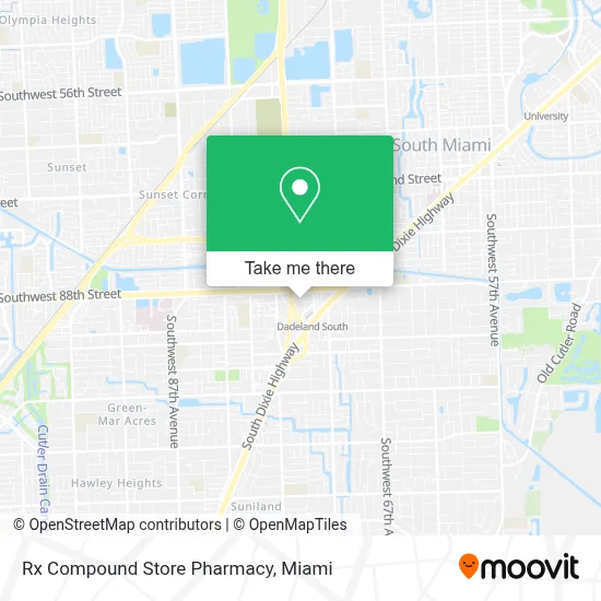 Rx Compound Store Pharmacy map