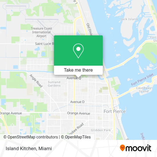 Island Kitchen map