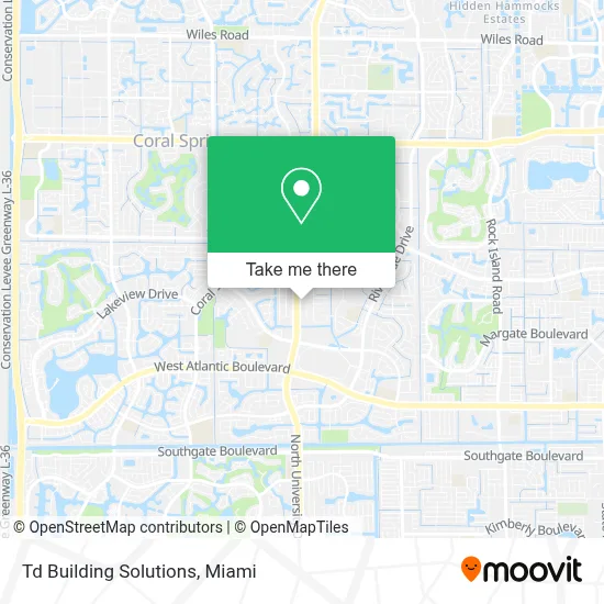 Td Building Solutions map