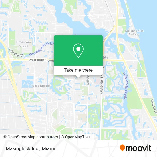 Makingluck Inc. map