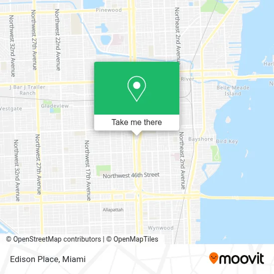 Edison Place map