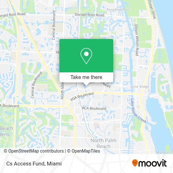 Cs Access Fund map