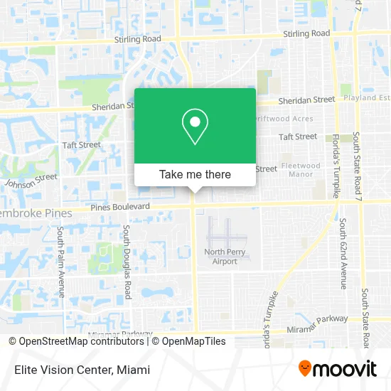 Elite Vision Center map