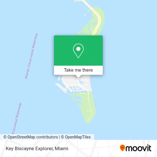 Key Biscayne Explorer map