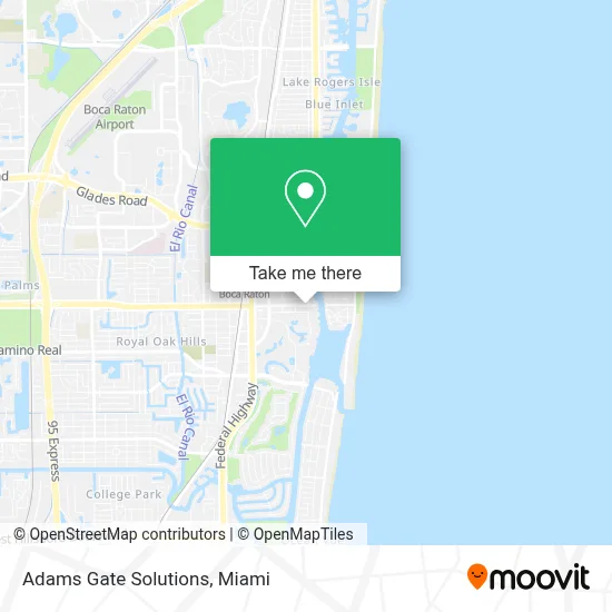 Adams Gate Solutions map