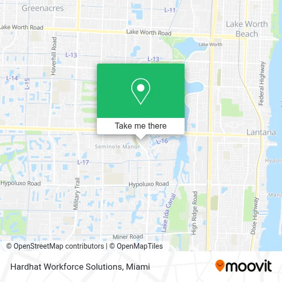 Hardhat Workforce Solutions map