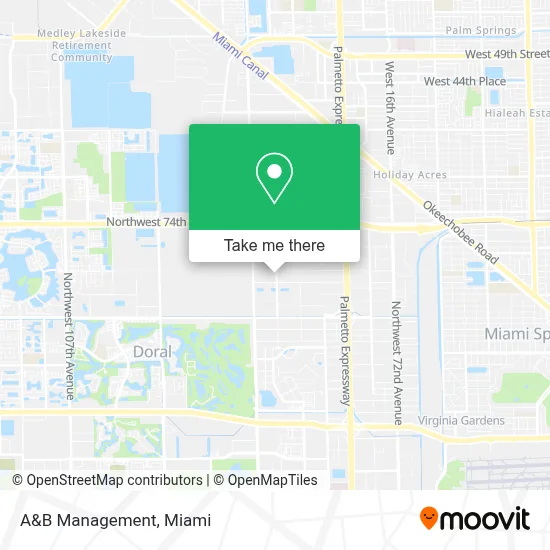 A&B Management map