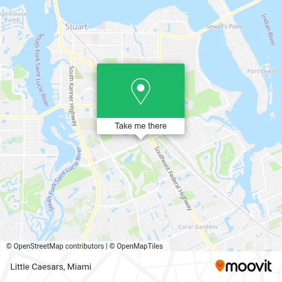Little Caesars map