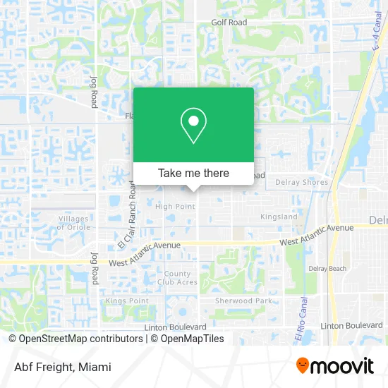 Abf Freight map