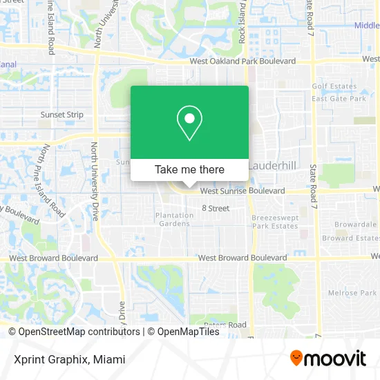Xprint Graphix map