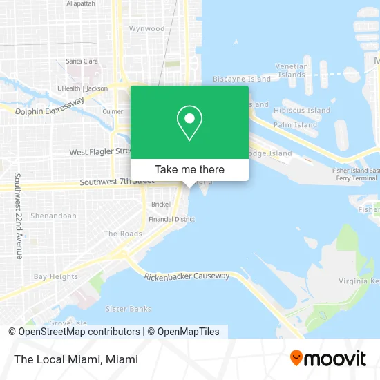 The Local Miami map