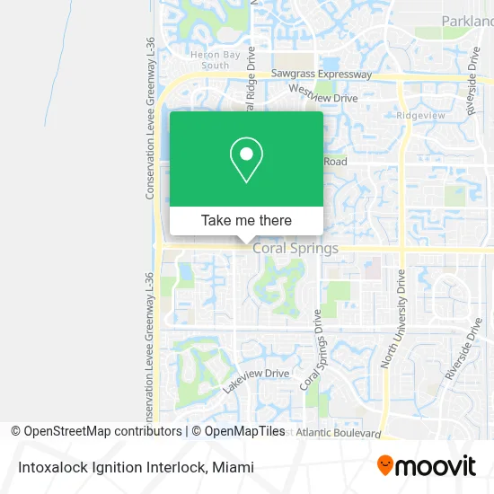 Intoxalock Ignition Interlock map