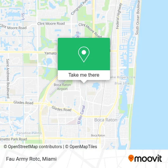 Fau Army Rotc map