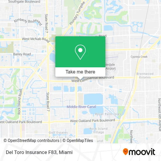 Del Toro Insurance F83 map