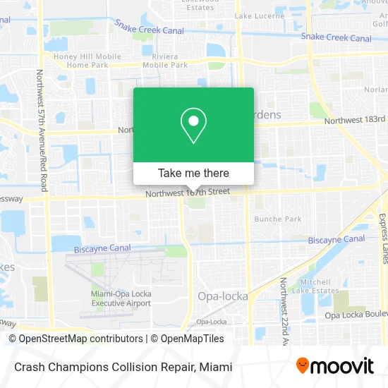 Crash Champions Collision Repair map
