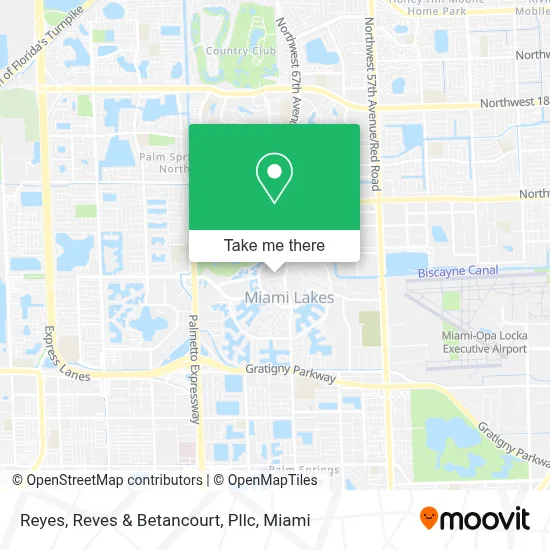 Reyes, Reves & Betancourt, Pllc map