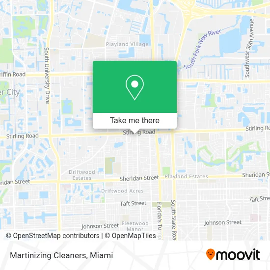 Martinizing Cleaners map