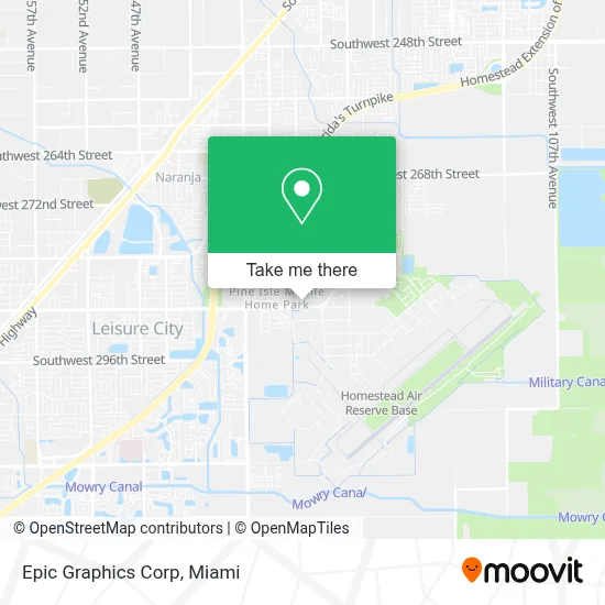 Epic Graphics Corp map