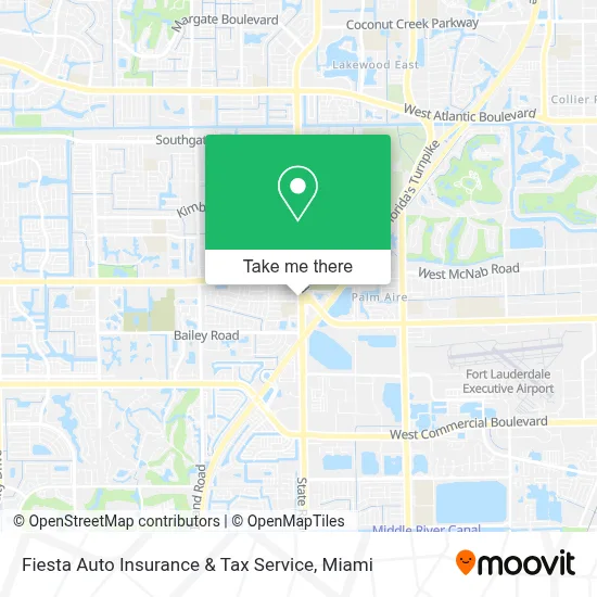 Fiesta Auto Insurance & Tax Service map