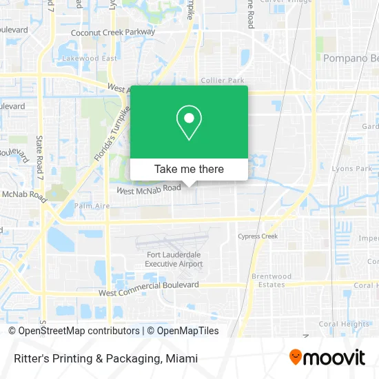 Ritter's Printing & Packaging map