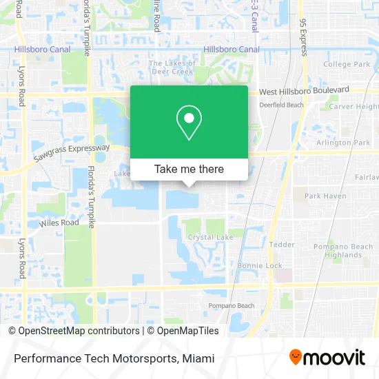 Performance Tech Motorsports map