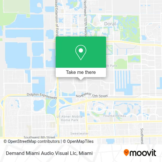 Demand Miami Audio Visual Llc map