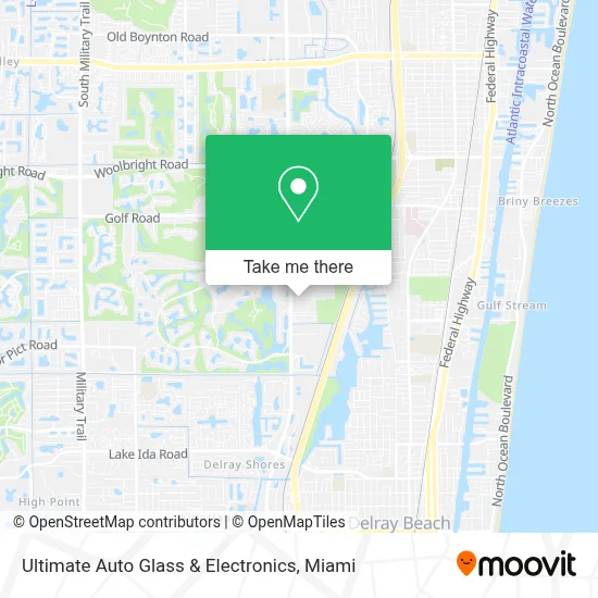 Ultimate Auto Glass & Electronics map