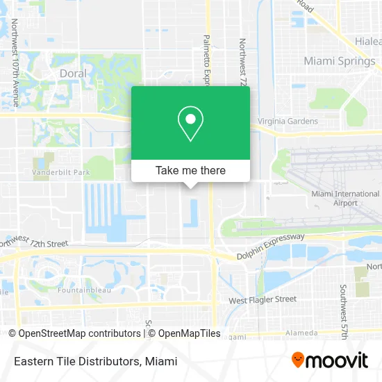 Eastern Tile Distributors map