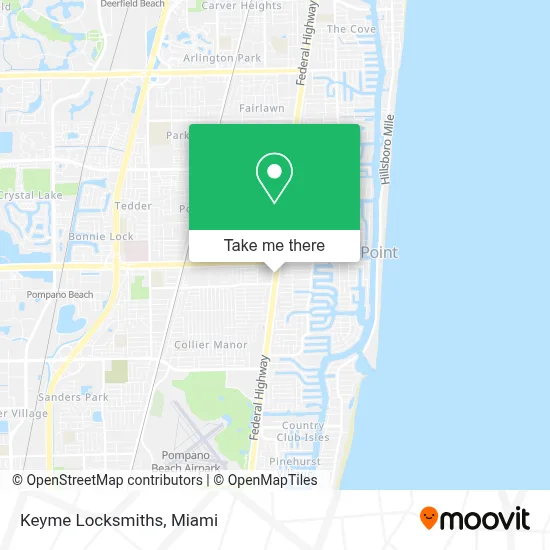 Keyme Locksmiths map