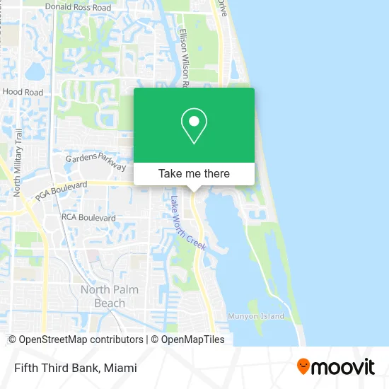 Fifth Third Bank map