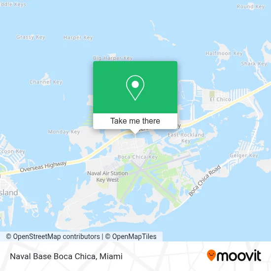 Naval Base Boca Chica map