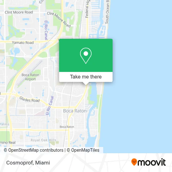 Cosmoprof map