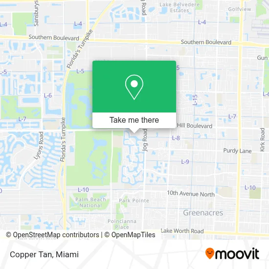 Copper Tan map
