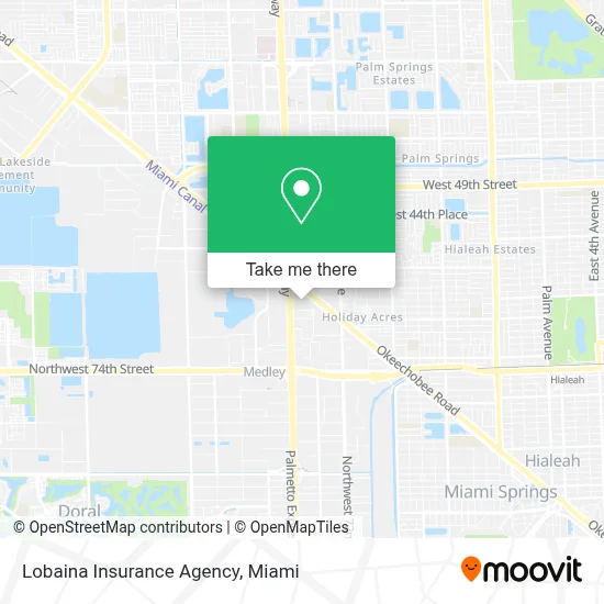 Lobaina Insurance Agency map