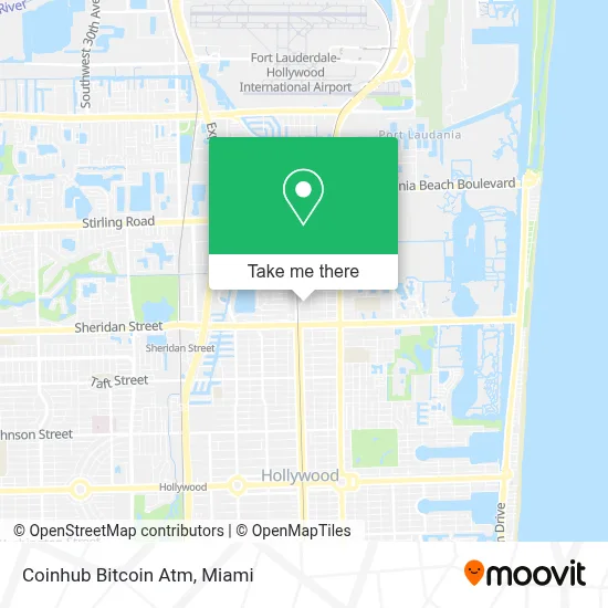 Coinhub Bitcoin Atm map