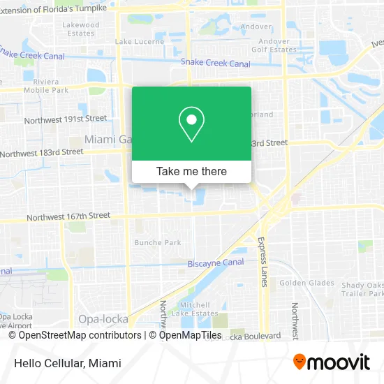 Hello Cellular map