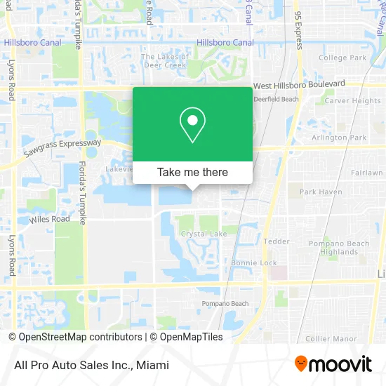 All Pro Auto Sales Inc. map
