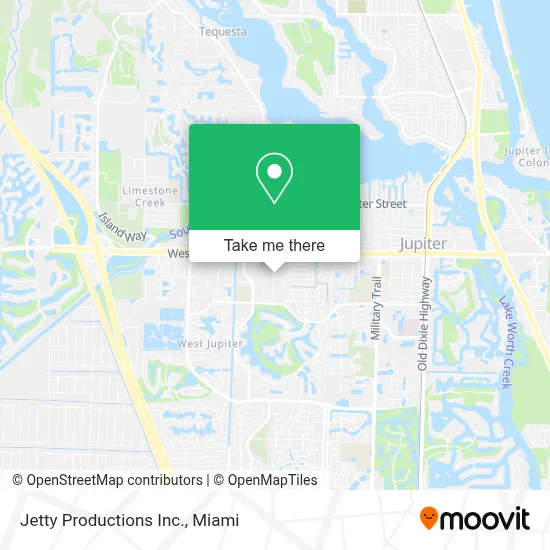Jetty Productions Inc. map