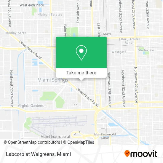 Labcorp at Walgreens map