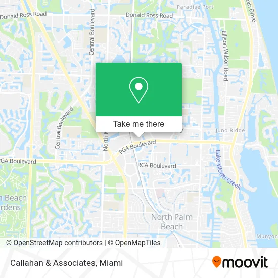 Callahan & Associates map