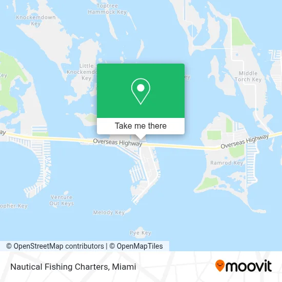 Nautical Fishing Charters map