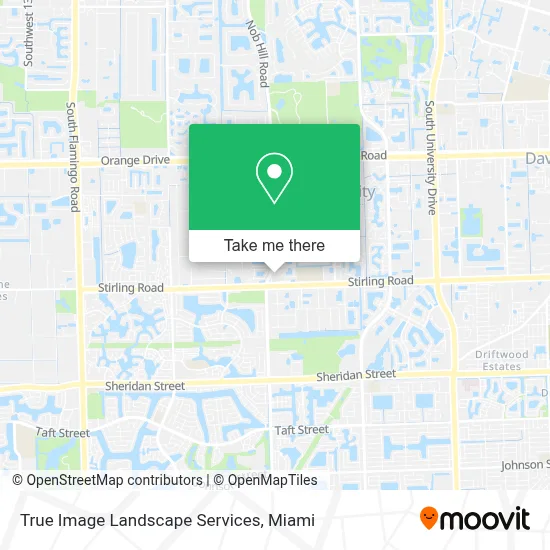 True Image Landscape Services map